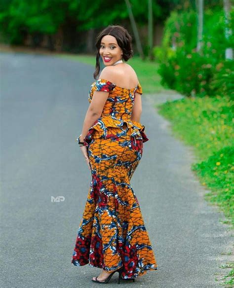 african skirt and blouse